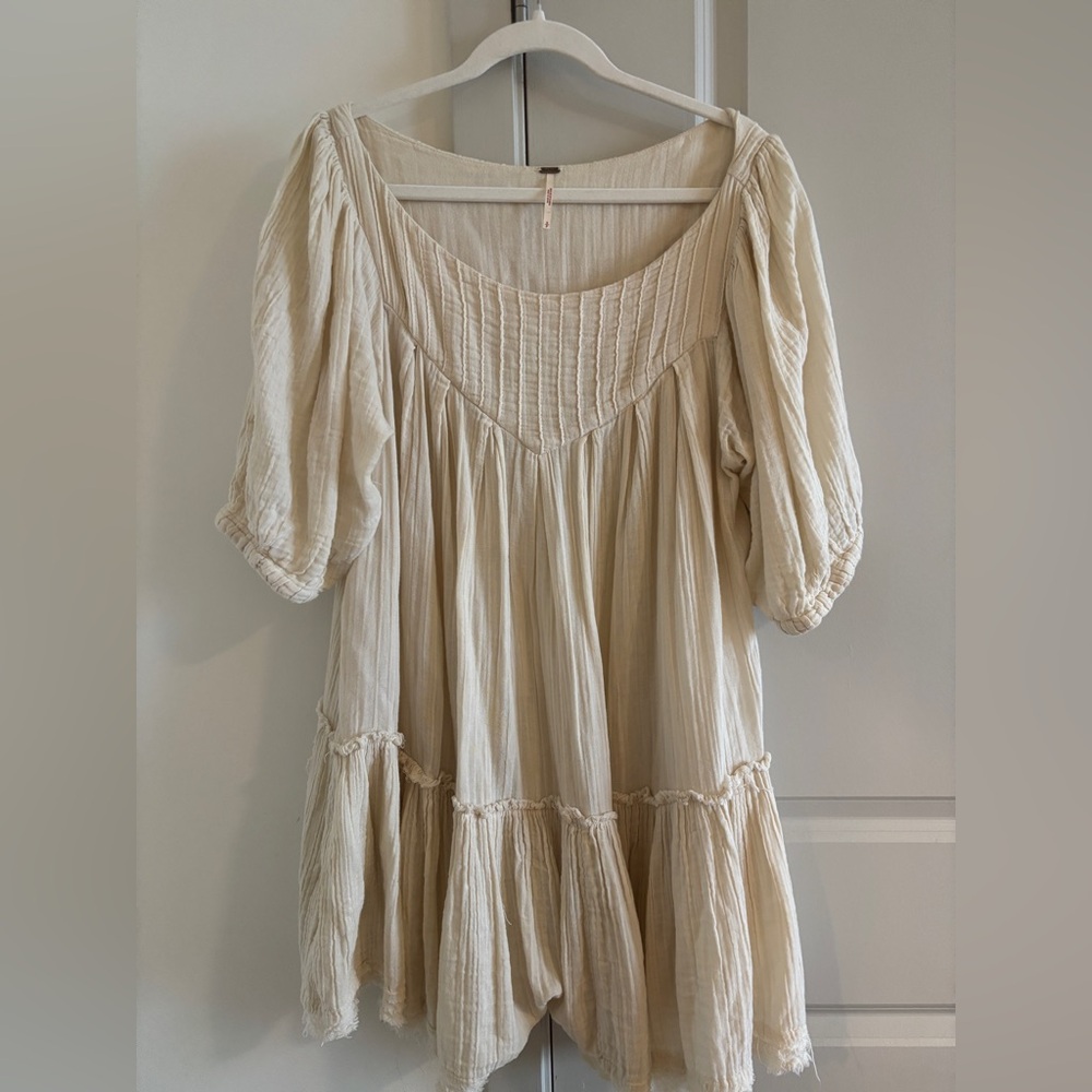 Free people 100% cotton mini dress